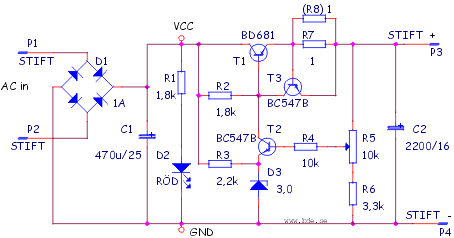 Enkelt transistorlarm