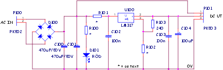 Spänningsregulator med IC